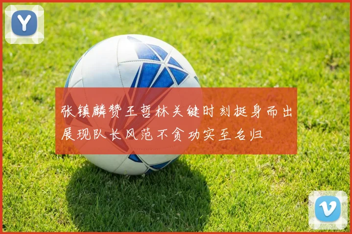张镇麟赞王哲林关键时刻挺身而出展现队长风范不贪功实至名归